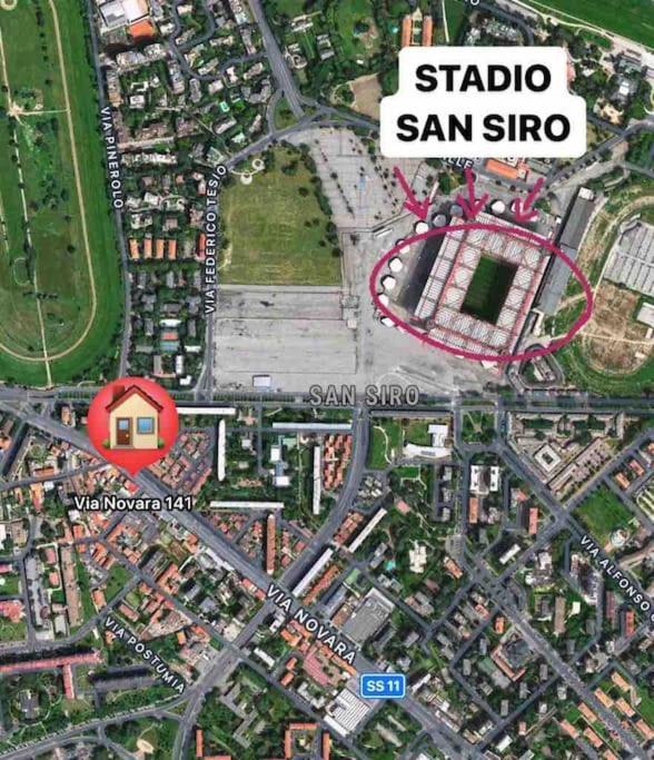 Appartamento A 500 Metri Da San Siro Milán Exteriér fotografie